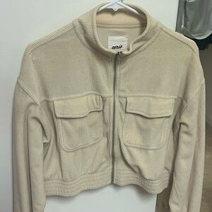 Aerie Crop Zip Up